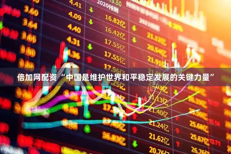 倍加网配资 “中国是维护世界和平稳定发展的关键力量”